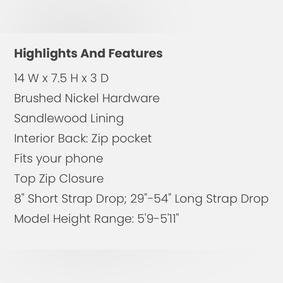 NWT HOBO Opal Mini Shoulder Bag designed to match your look of casual or dressy. - Picture 9 of 9